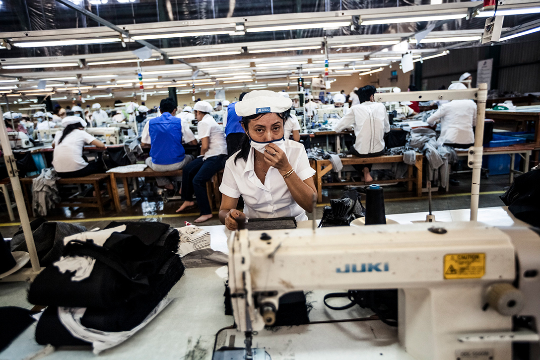 garment factory, HCM City, Viet Nam