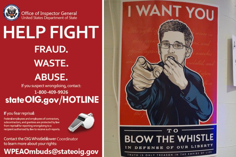 Whistleblower, posters