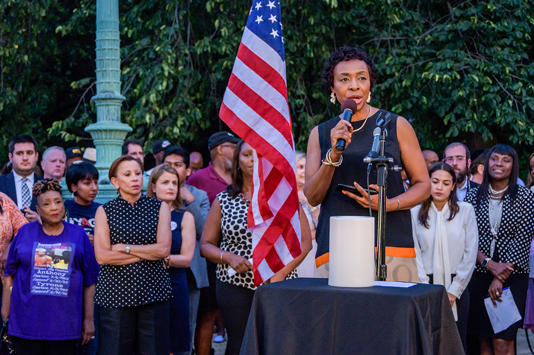 vigil, Brownsville, Shooting, Alexandria Ocasio Cortez