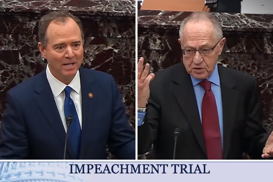 Adam Schiff, Alan Dershowitz