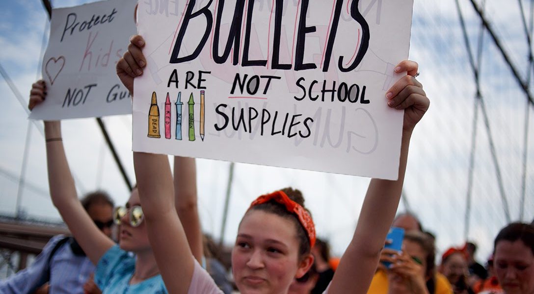 Bullets Are Not School Supplies, protest