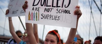 Bullets Are Not School Supplies, protest