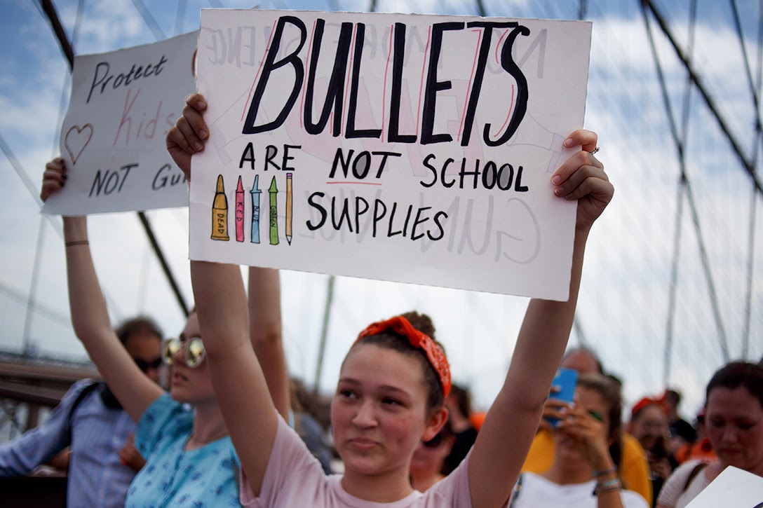 Bullets Are Not School Supplies, protest