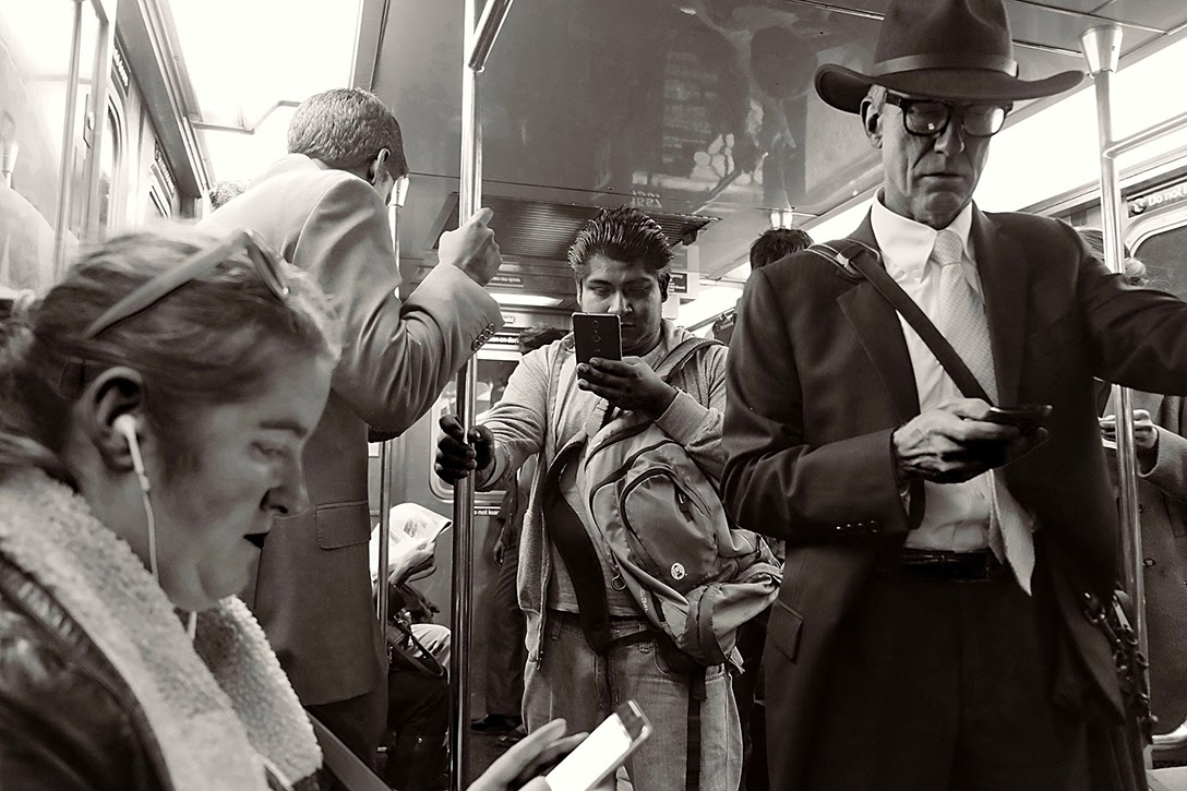 commuters, reading