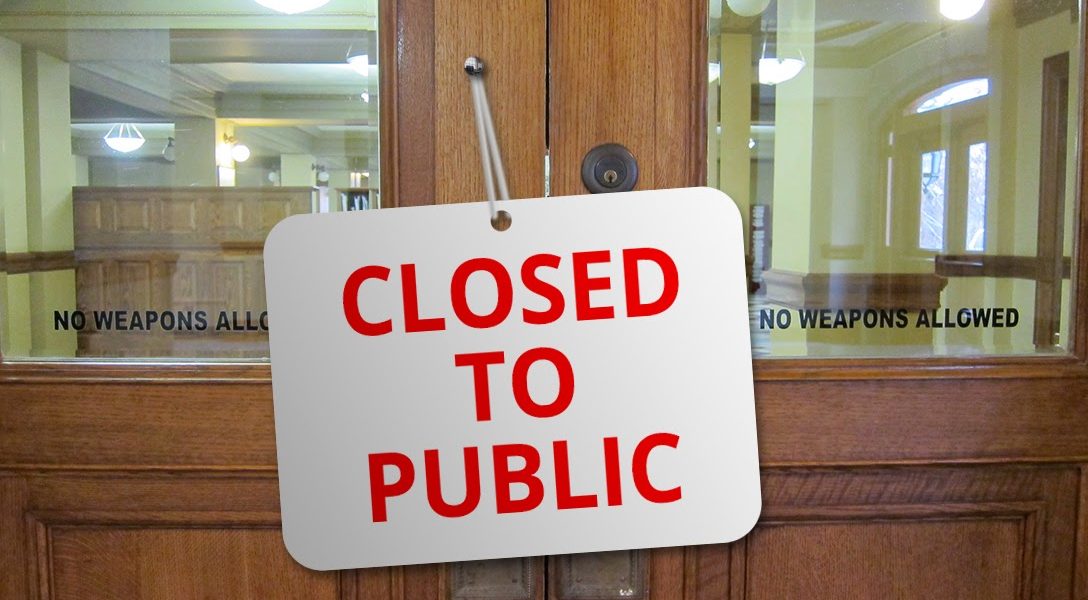 closed to public