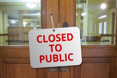 closed to public