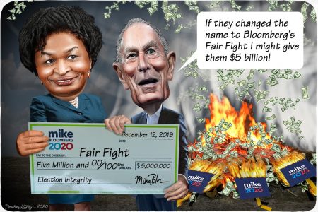 Stacey Abrams, Mike Bloomberg