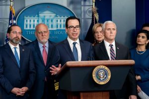 Treasury Steven Mnuchin, White House, Coronavirus Taskforce