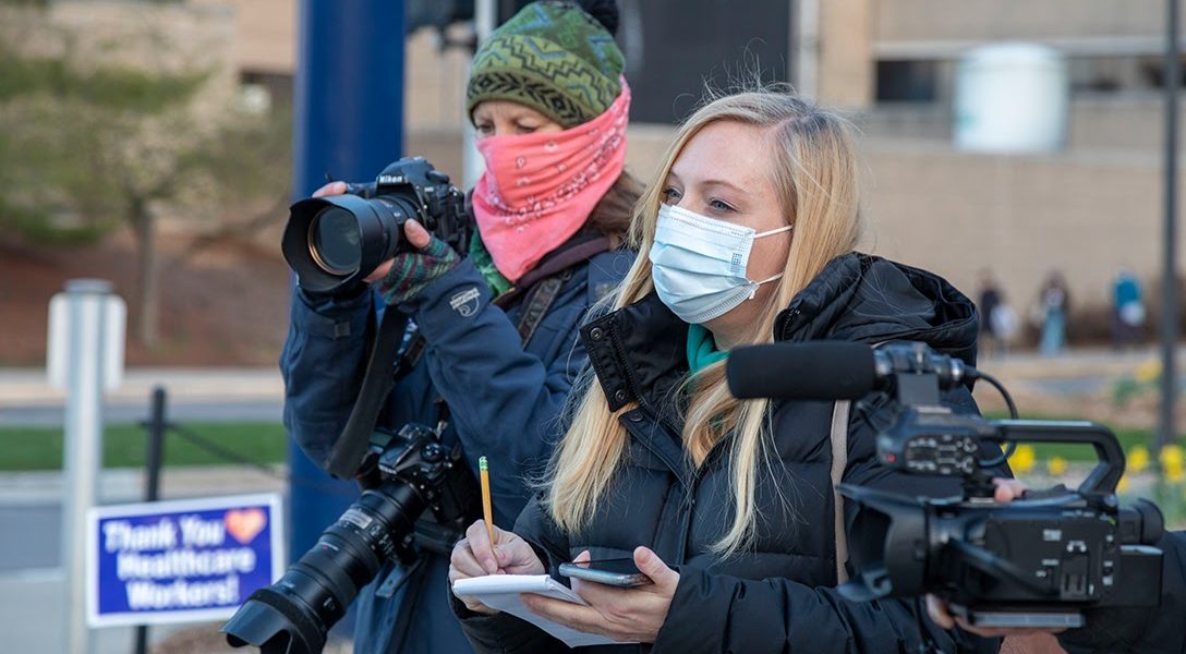 reporter, photographer, coronavirus pandemic