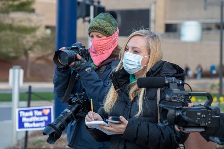 reporter, photographer, coronavirus pandemic