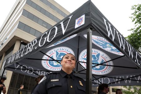 U.S. Customs and Border Protection, recruiting booth