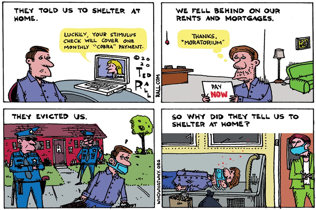 Ted Rall, cartoon