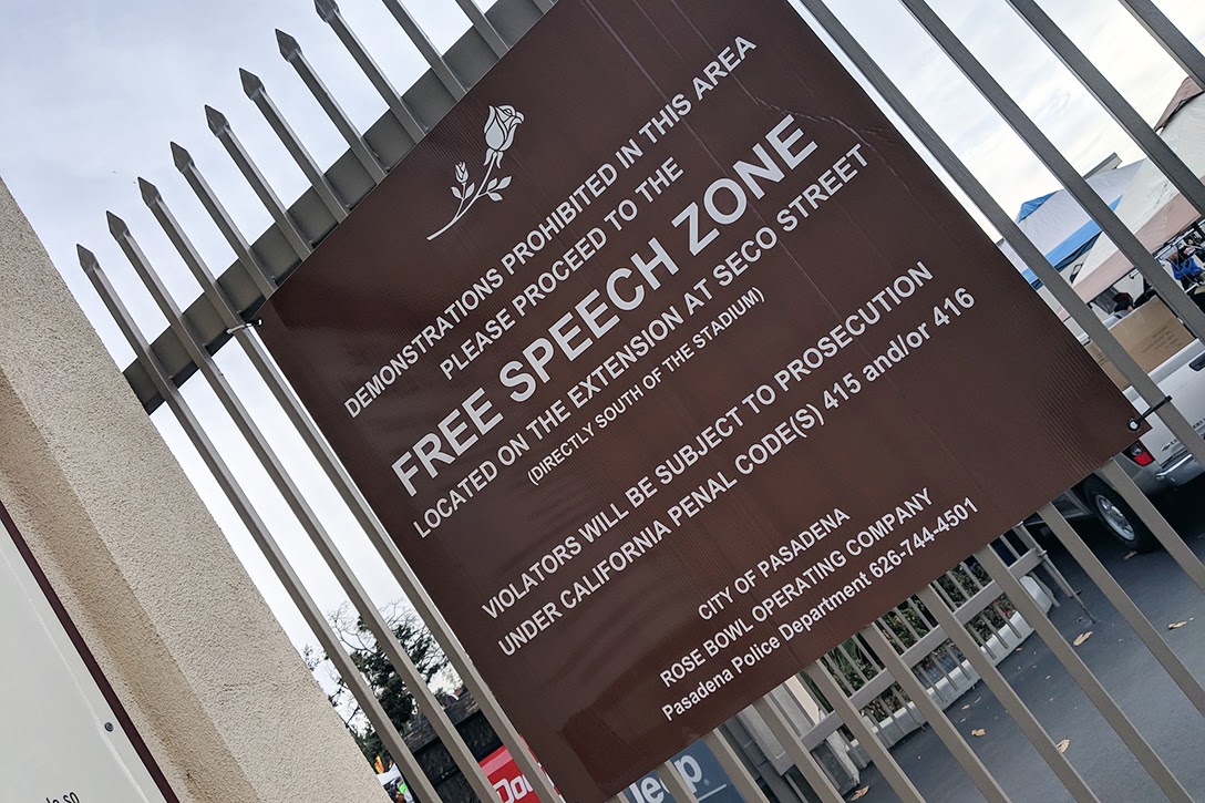 free speech zone