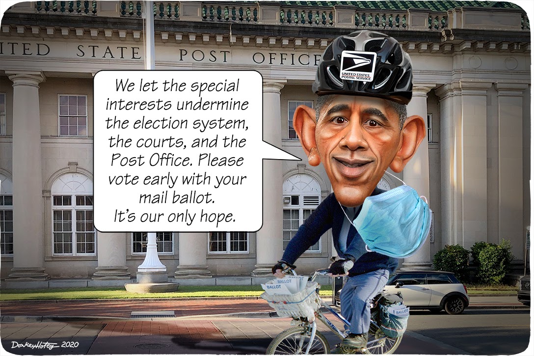 US Post Office, Barack Obama, vote-by-mail