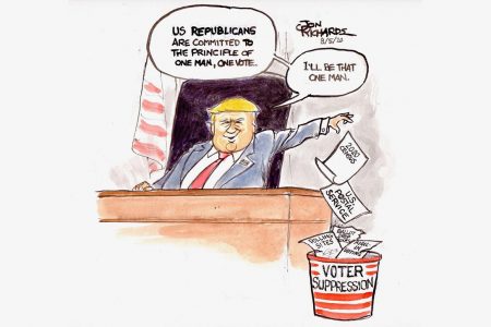 Donald Trump, Voter Suppression