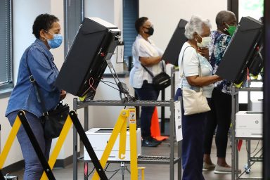 COVID-19, voting, Marietta, Georgia