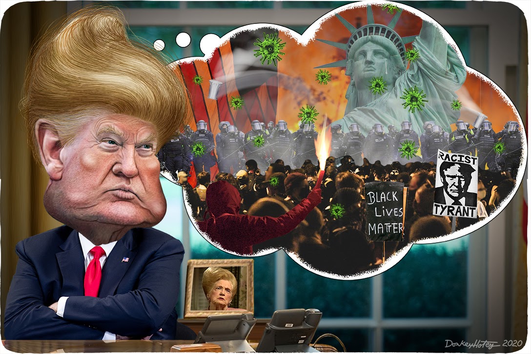 Donald Trump, COVID-19, climate change, BLM,