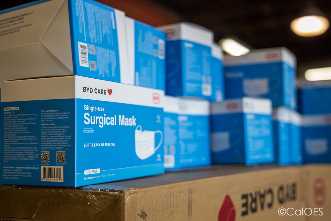 PPE, surgical masks