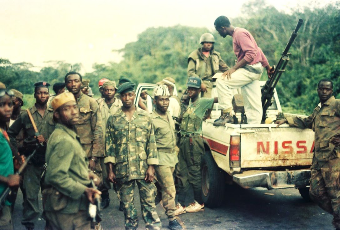 ULIMO rebels at the Po River