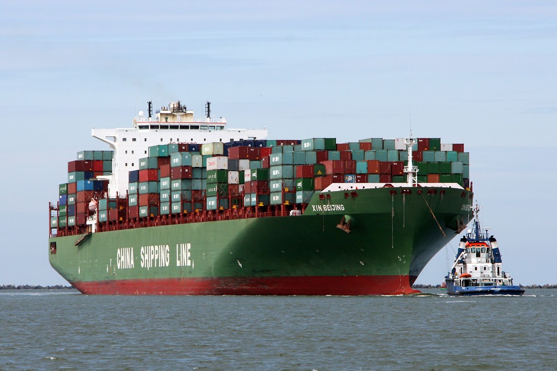 A Chinese Cargo Ship the XIN BEIJING