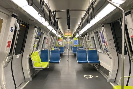 Empty Bart Train, San Francisco