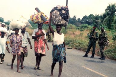 civilians, Liberian civil war