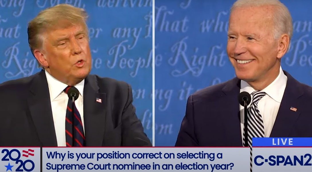 Donald Trump, Joe Biden, 2020, Debate