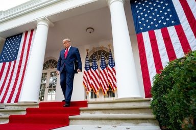 Donald Trump, Rose Garden