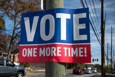 Georgia, runoff, signs