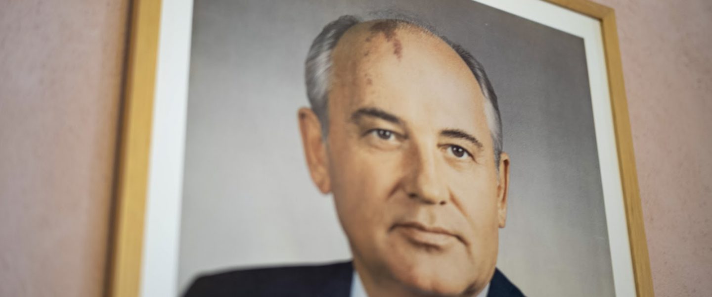Gorbachev, wall, frame