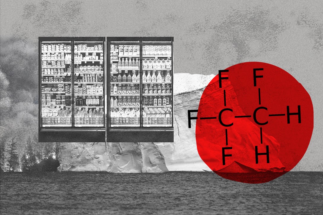 hydrofluorocarbon, hydrofluorocarbons, climate crisis, global warming, HFC supermarkets, greenhouse gas, grocery, grocery store, environment