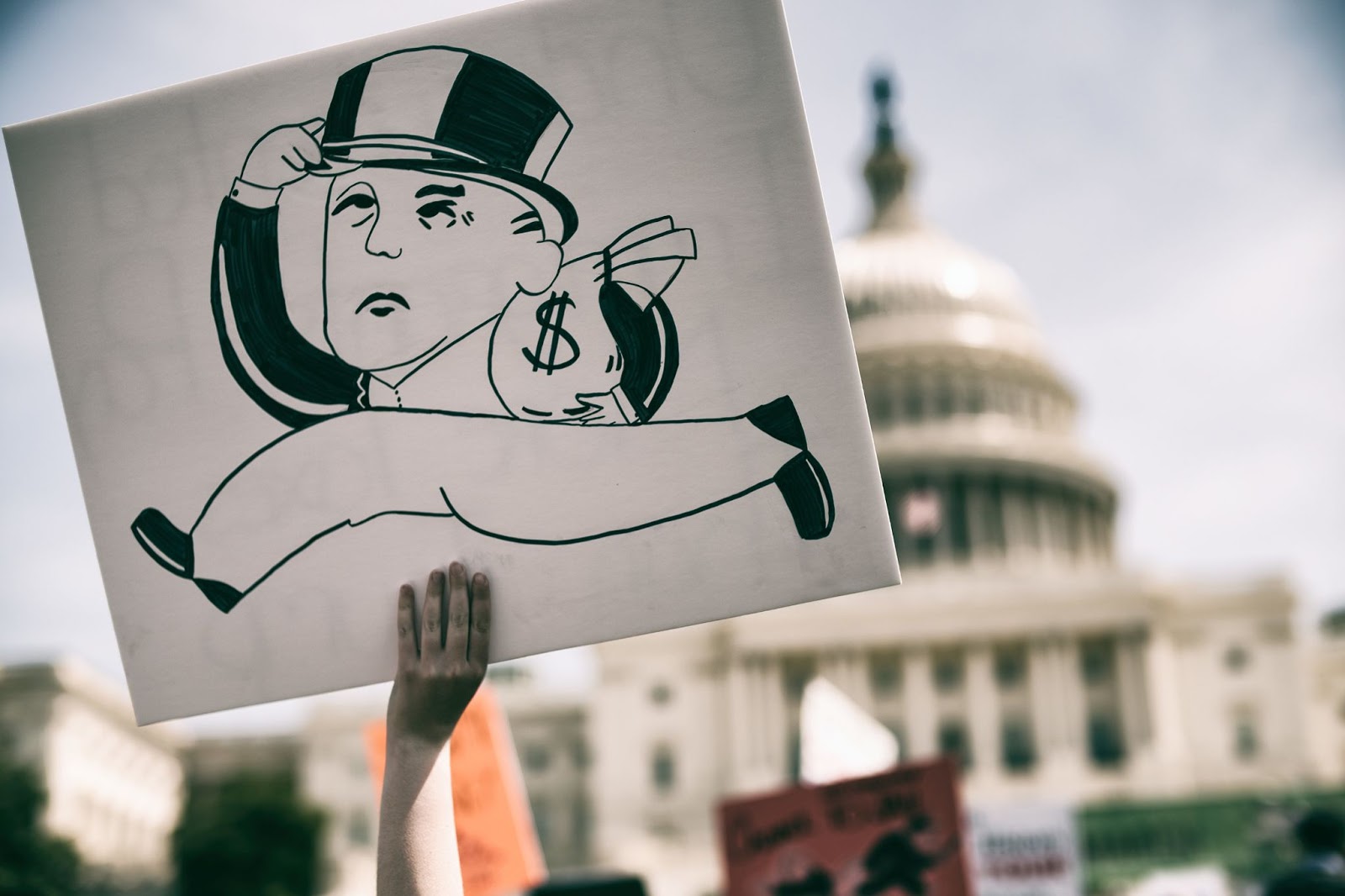 Monopoly man, US Capitol