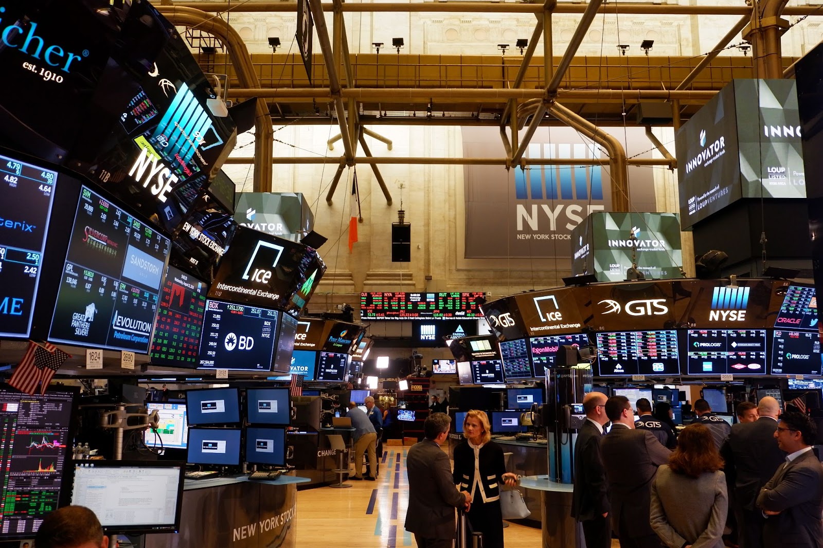 New York Stock Exchange Trading Floor