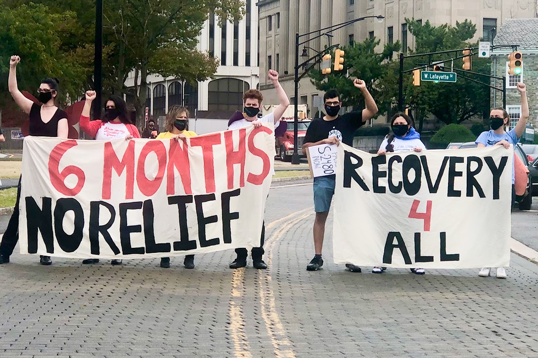 New Jersey, budget, immigrant workers protest