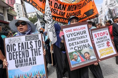 Uighur, Protest, Kuala Lumpur