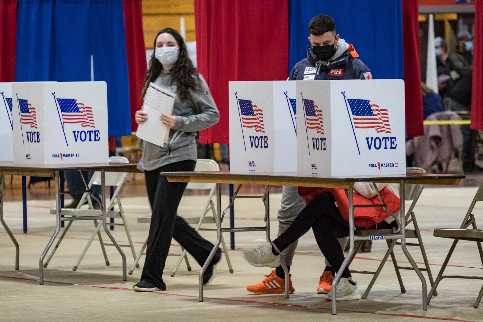 Voters, Derry, New Hampshire, 2020