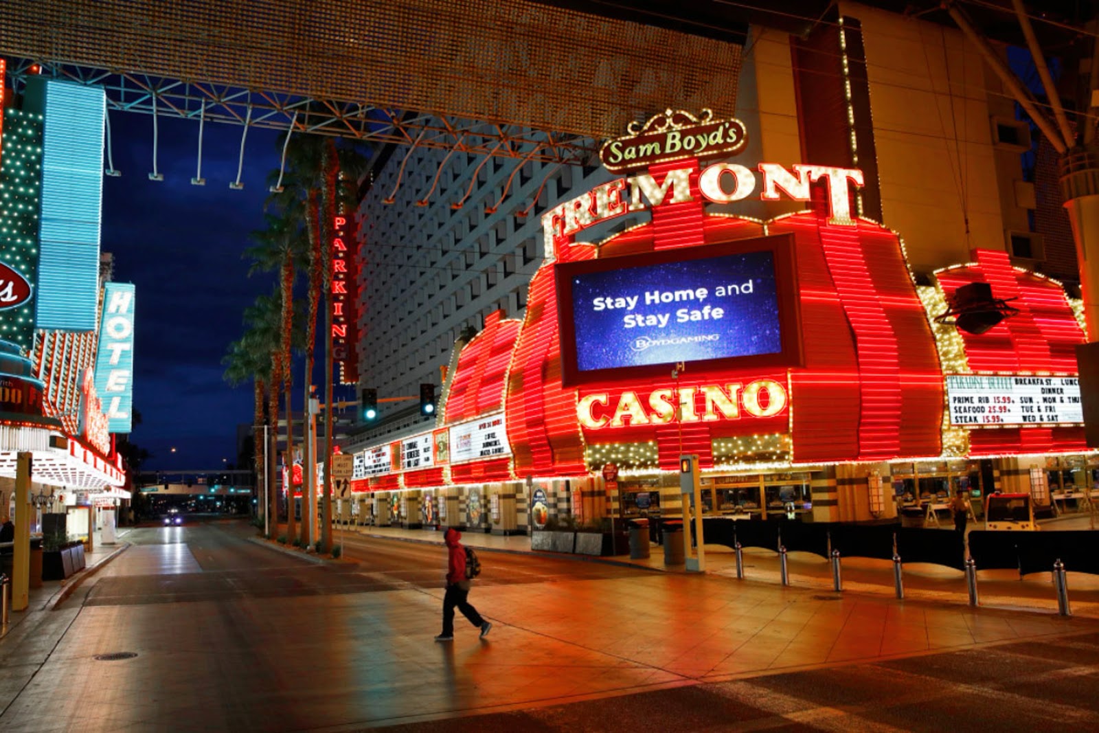 Empty Streets In Las Vegas