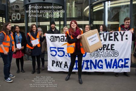 Amazon, union vote, worker's rights, wage inequality