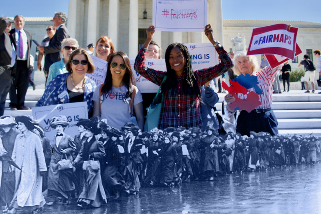 League of Women Voters, Suffragettes