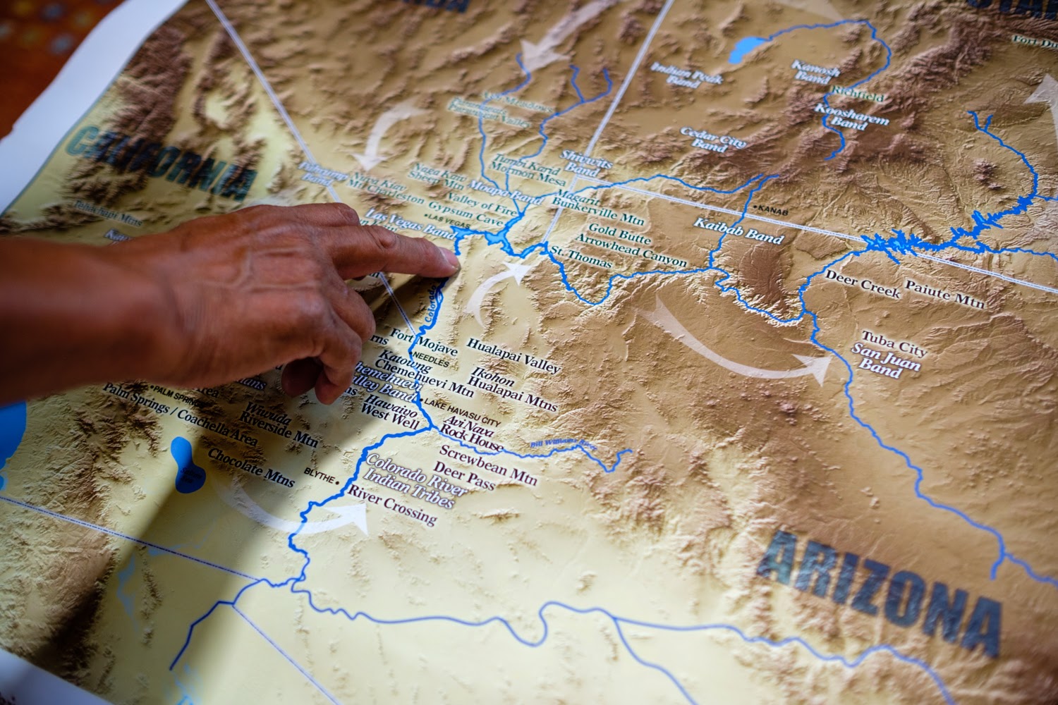 map, ancient salt route, Big Sandy River Valley