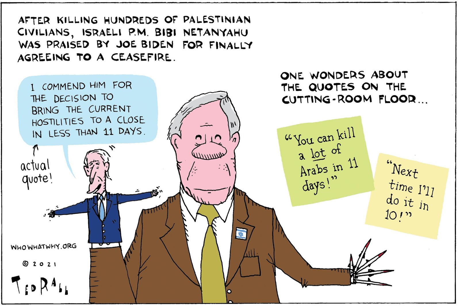 Joe Biden, Bibi Netanyahu, Israel