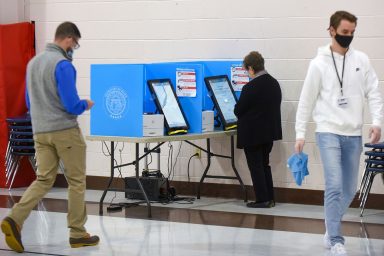 touchscreen voting, Dalton, GA