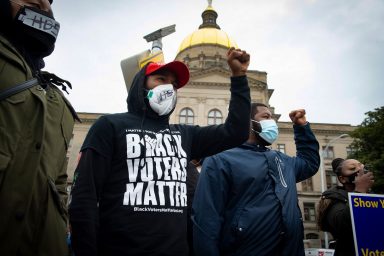 Voter suppression, protest, Atlanta