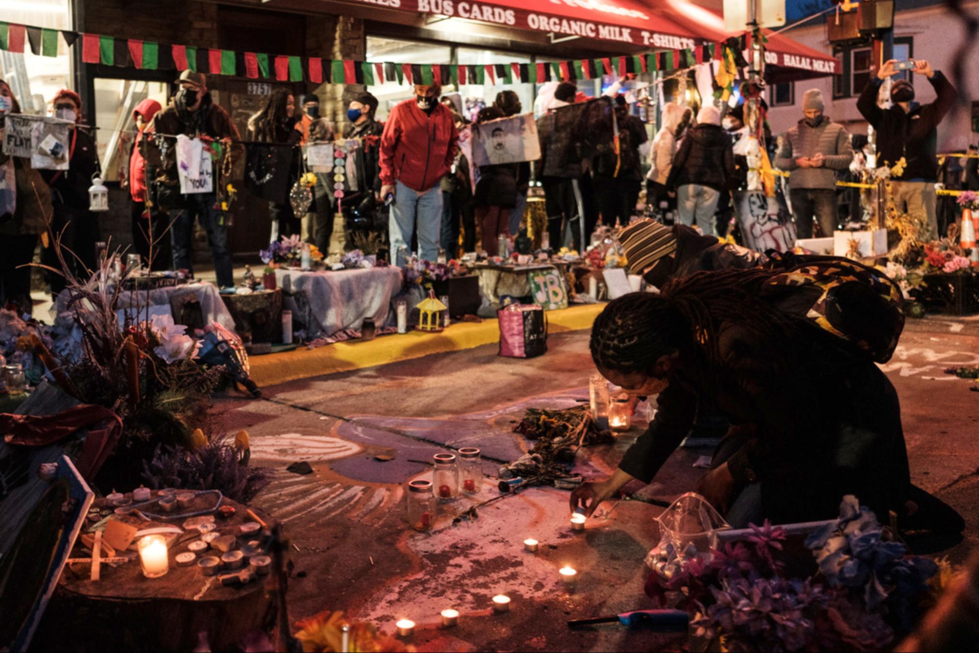 George Floyd, Minneapolis square, memorial, policing, global racial reckoning
