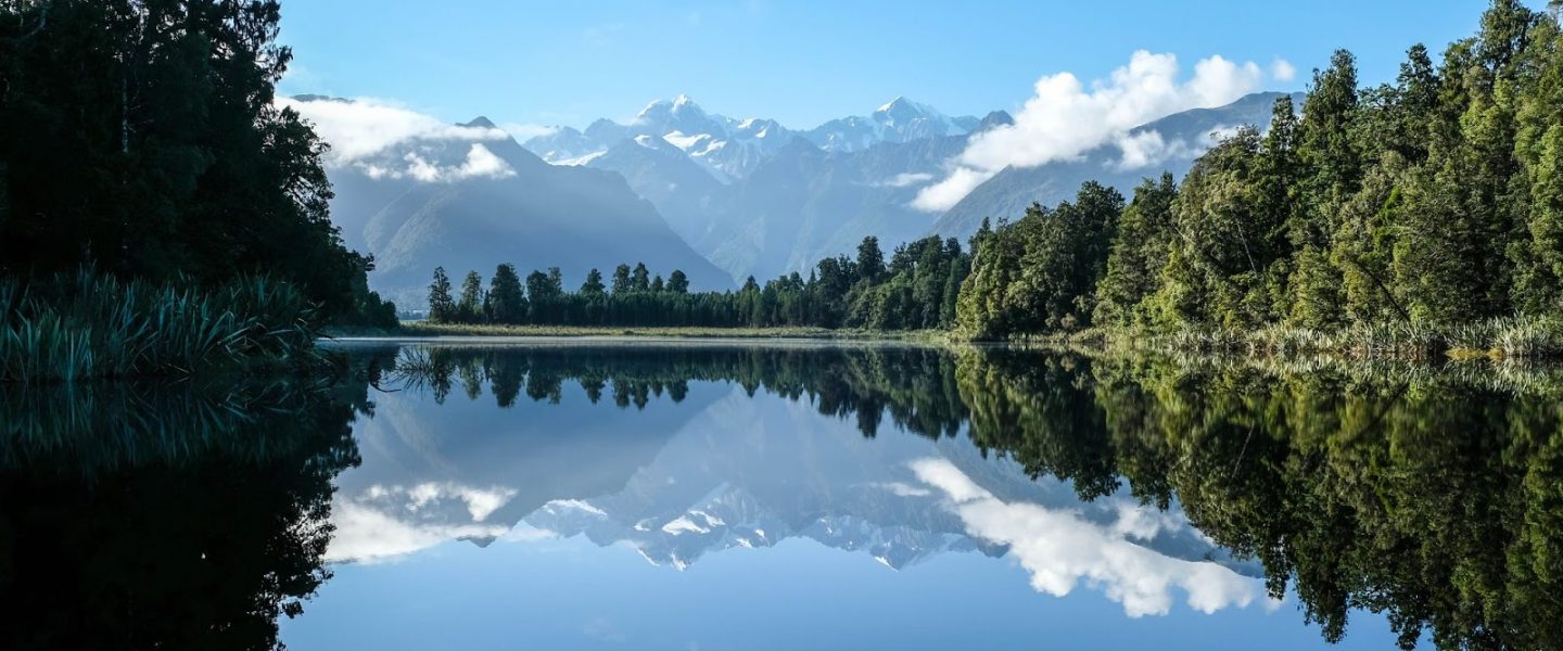 Mount Cook, Mount Tasman, Lake Matheson