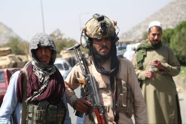 Afghan Taliban fighters, Kabul