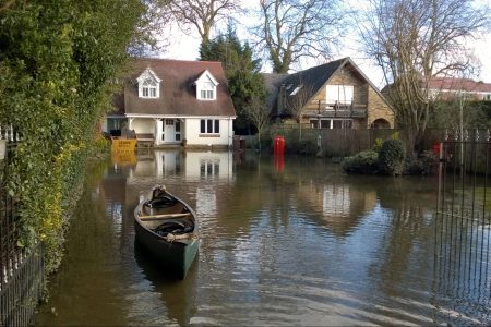 Flooding in Hythe End