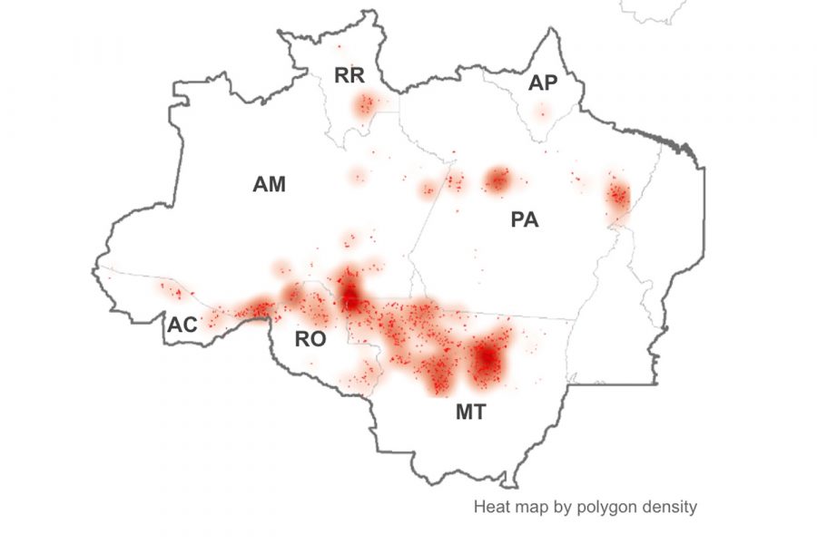 map, logging activity, Amazon, Brazil