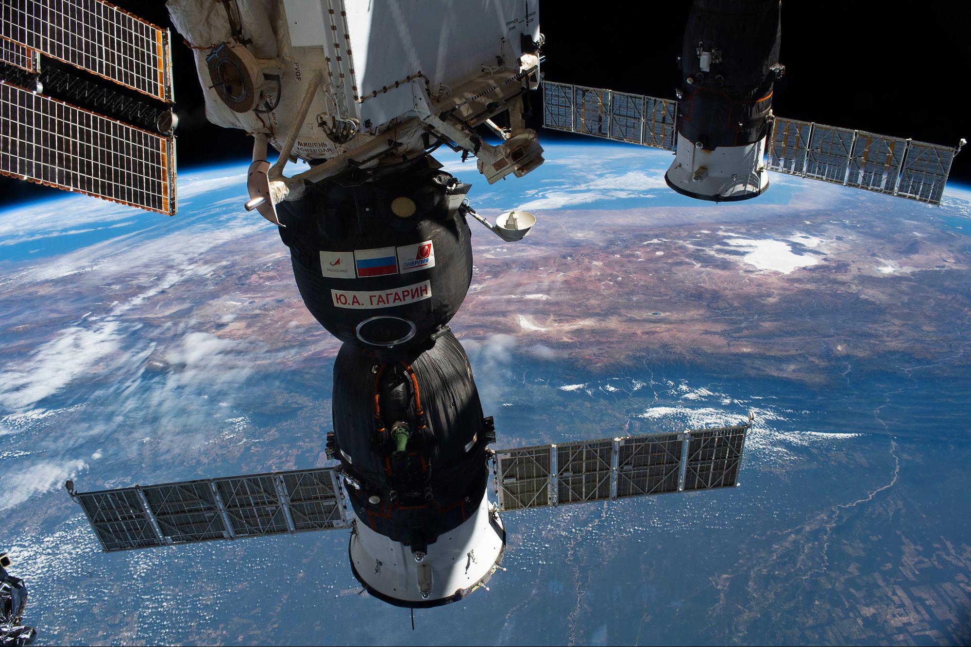 New Cosmonaut Photos Show International Space Station From Rare Perspective