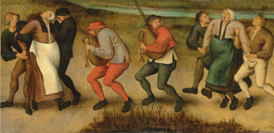 Pieter Bruegel the Elder, dancing plague, 1564